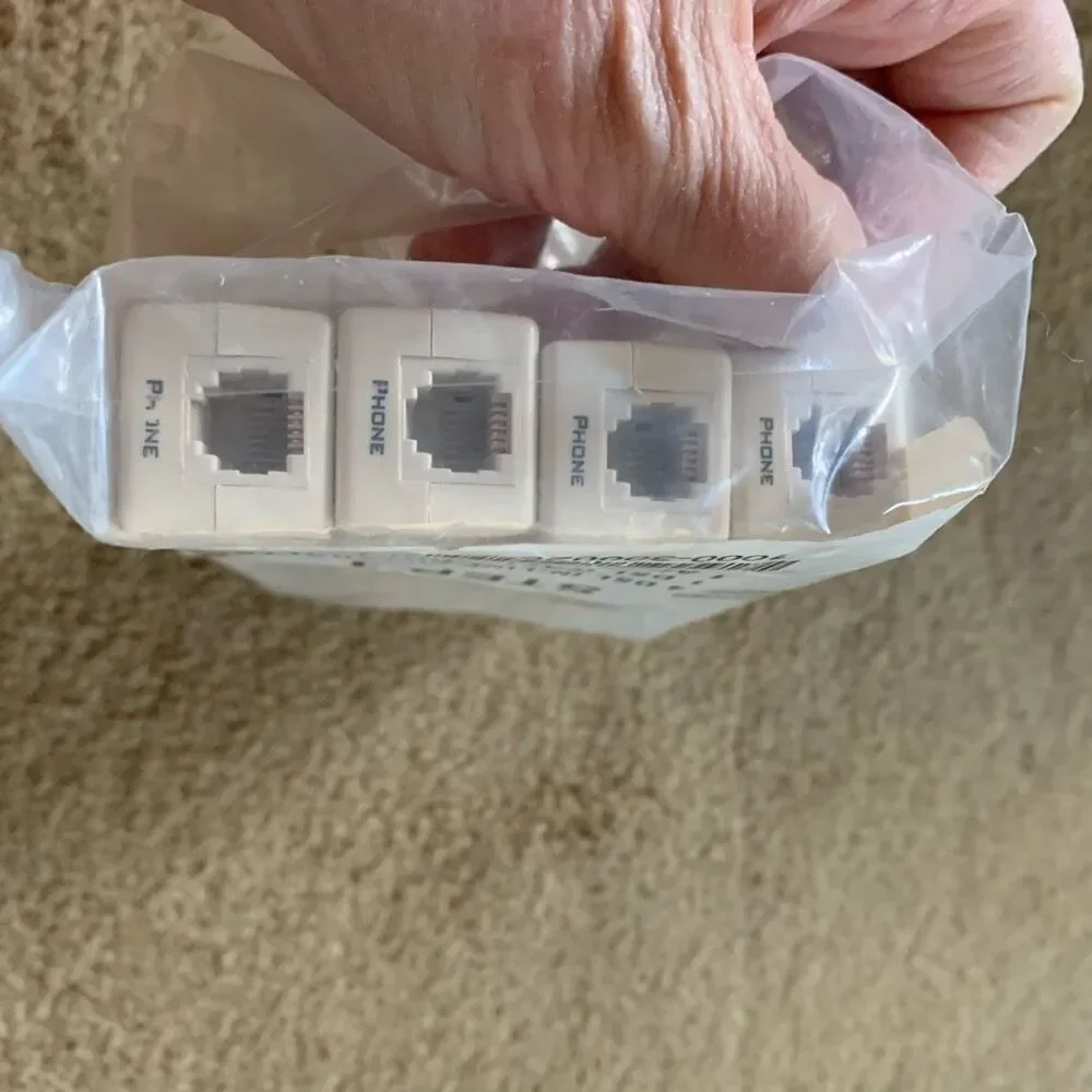 4 DSL In-Line Filters With 2 For 1 Adapter *New*